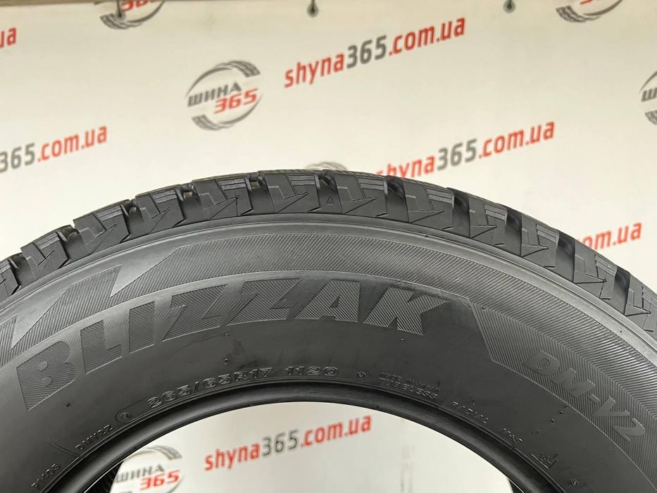 265/65 r17 bridgestone blizzak dm-v2 8mm шини бу зима