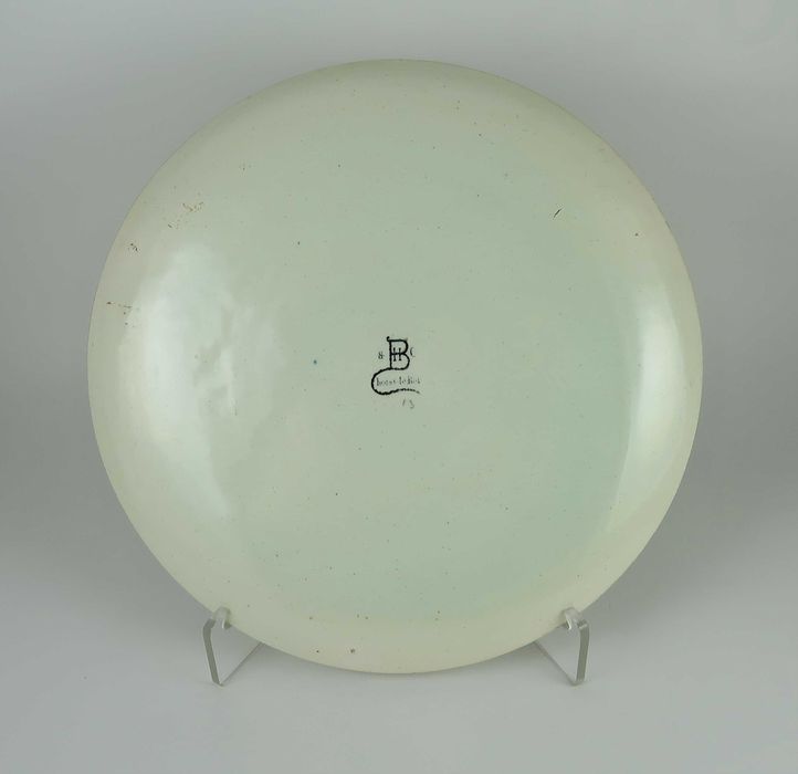 Pratos Majólicas Francesa Antiga Art Nouveau Choisy Le Roi, cada