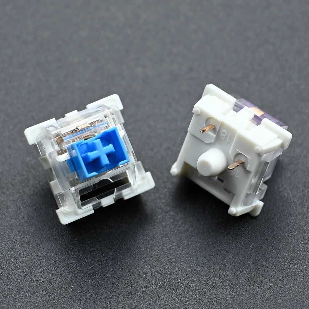 Outemu blue switches para teclado mecânico + pinça de remover switches