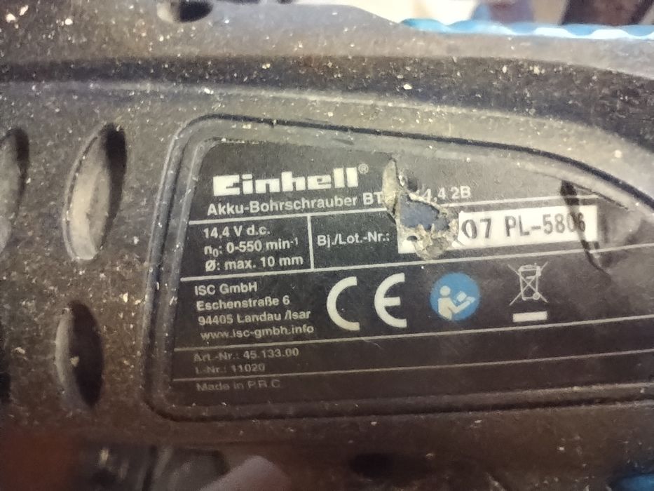 Wkrętarka akumulatorowa Einhell 14,4V