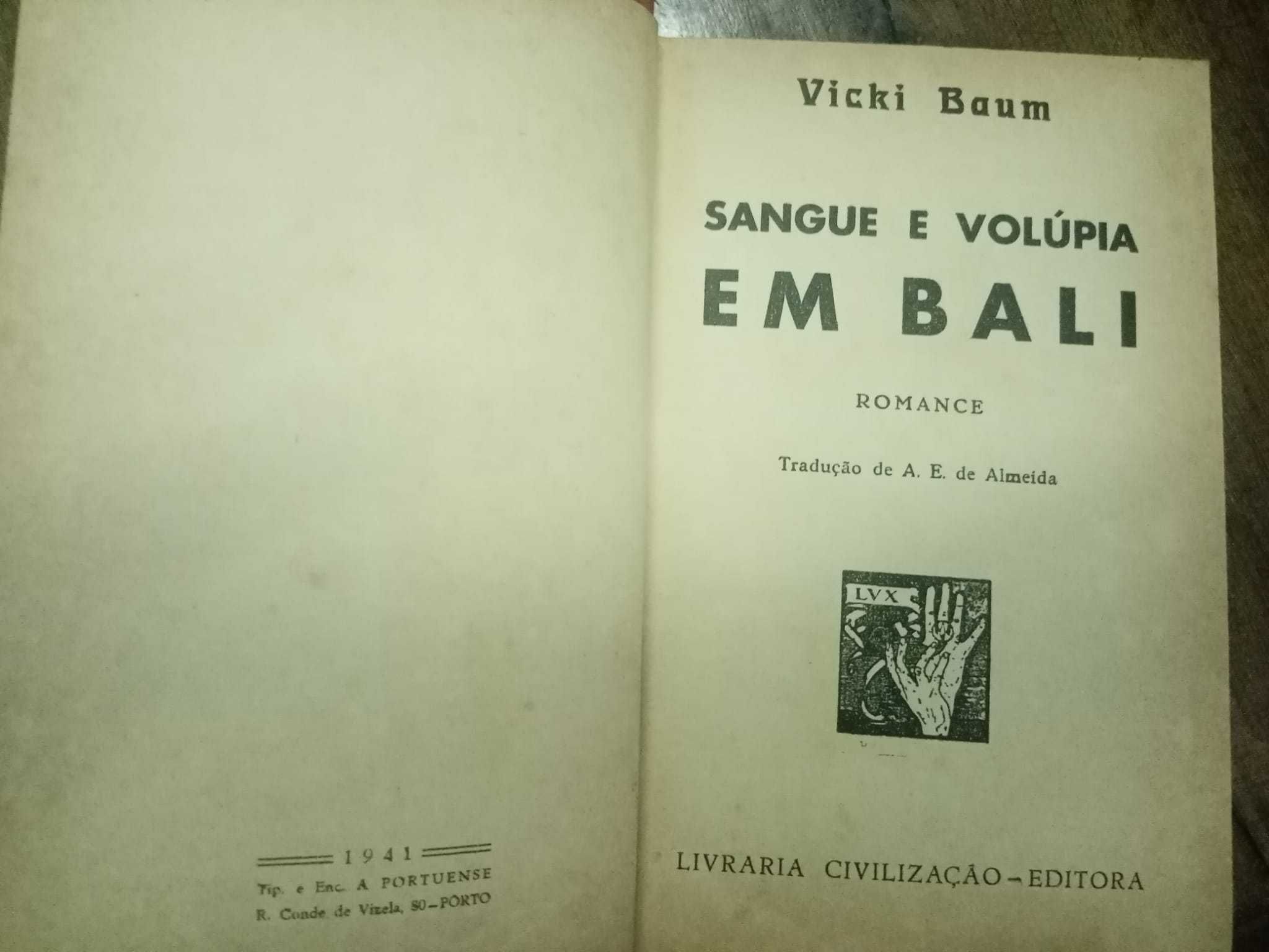 Vicki Baum, Sangue e volúpia em Bali (colonização holandesa)