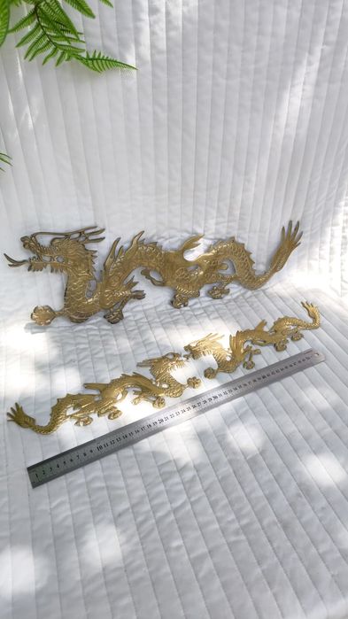 Продам накладки из бронзы или латуни на мебель. Дракон латунный