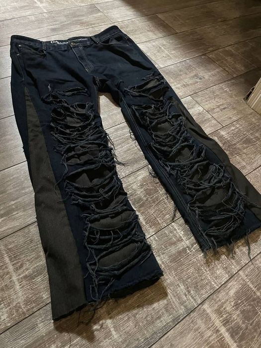 Рваные опиум джинсы