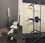 Fitness: Banco Olímpico DKN + Suporte + Sportstech Power Tower PT300