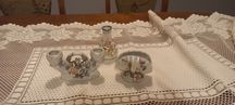 7 częściowy zestaw porcelany z PRL