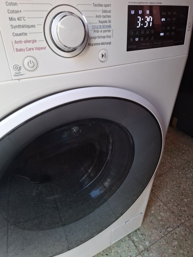 Máquina de lavar/secar roupa lg