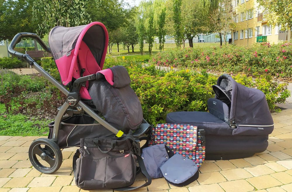 Peg Perego Book S Plus gondola spacerówka dwie torby kompaktowy