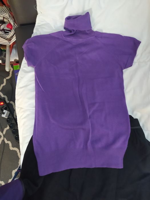 Conjunto saia + camisola gola alta/manga curta