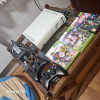 XBOX 360 dwa pady okablowanie 3 gry