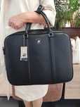 Beverly Hills Polo Club/ Czarna teczka, torba na laptopa, NOWA