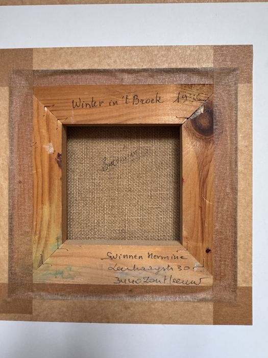 „Winter in ’t Broek”, 1986 – Hermine Swinnen Olej na płótnie