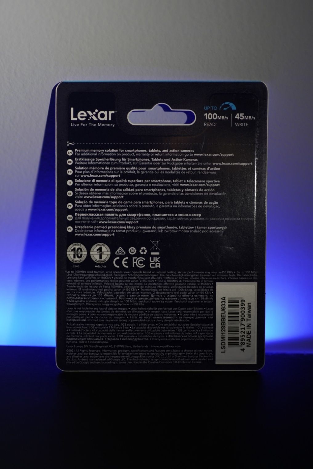 Cartão Memória Lexar Professional 128GB