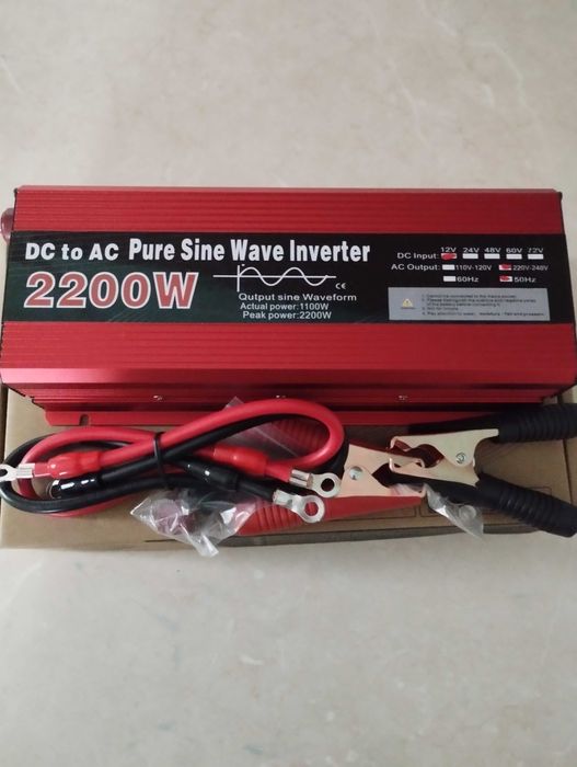 Инвертор с чистой синусой  2200w