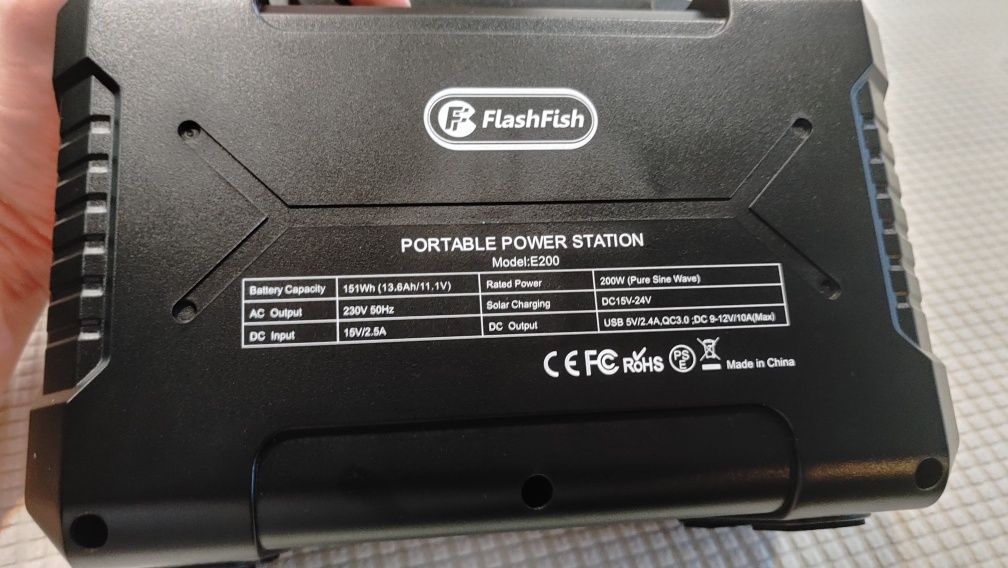 Flash Fish зарядная станция 200 ватт