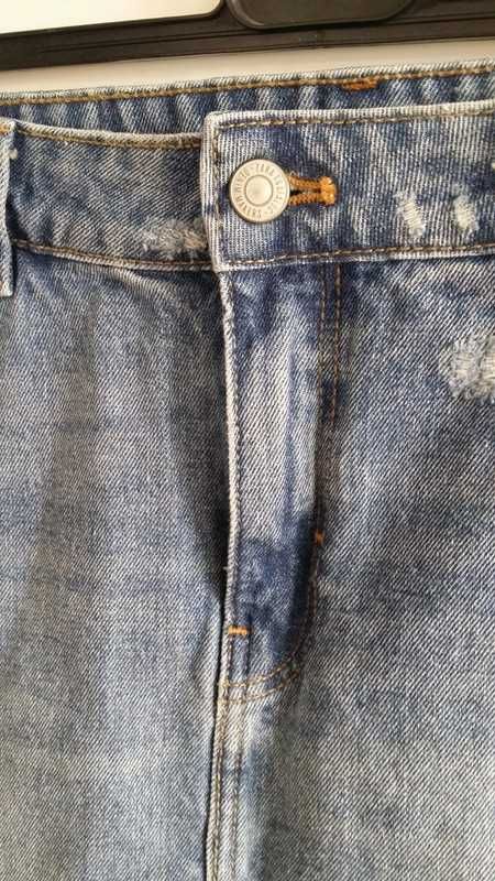 Jeansowa spódnica mini jeans zara 38 M