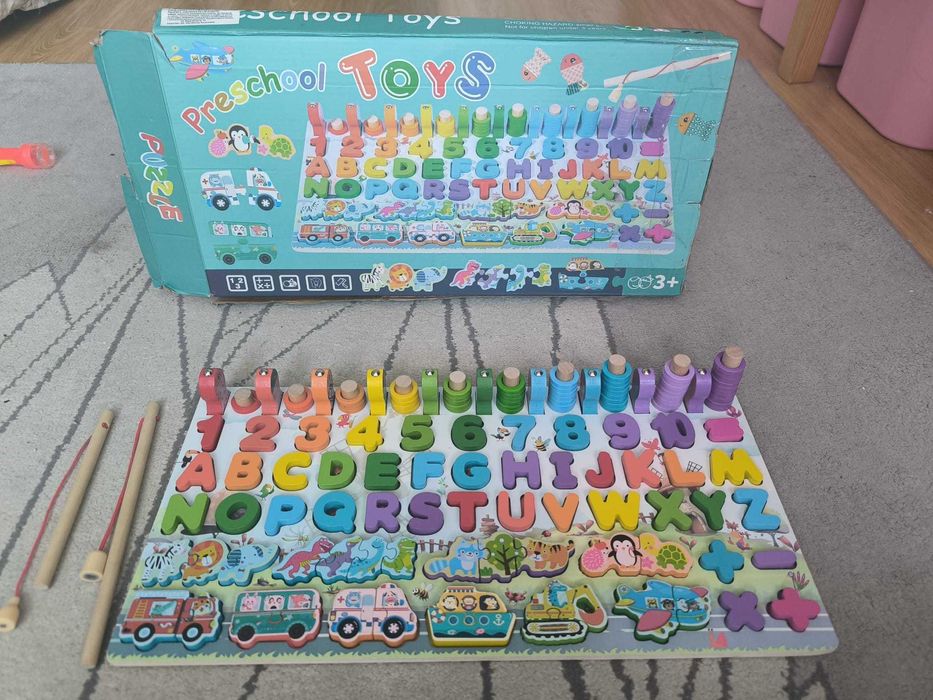 Klocki drewniane Montesori