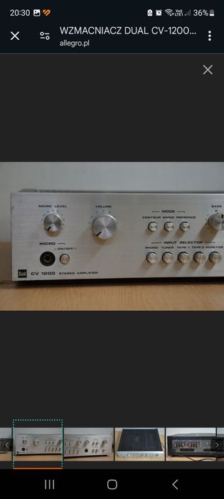 WZMACNIACZ DUAL CV-1200 Super Okazja!