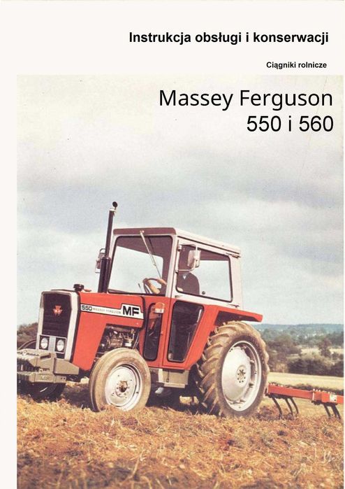 Instrukcja obsługi MF 550 560 MF550 MF560 Massey Ferguson