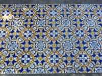 Painel de 800 azulejos antigos Carvalhinho / portuguese antique tiles