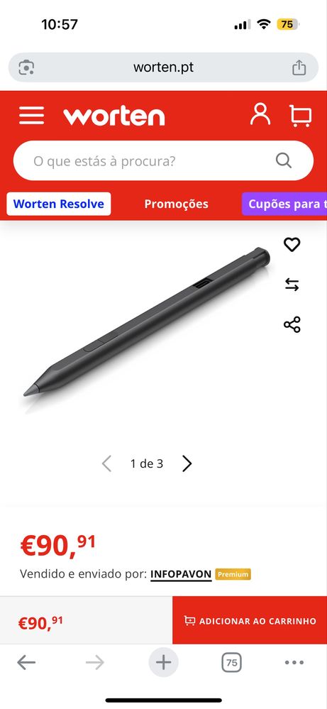 Caneta HP MPP 02