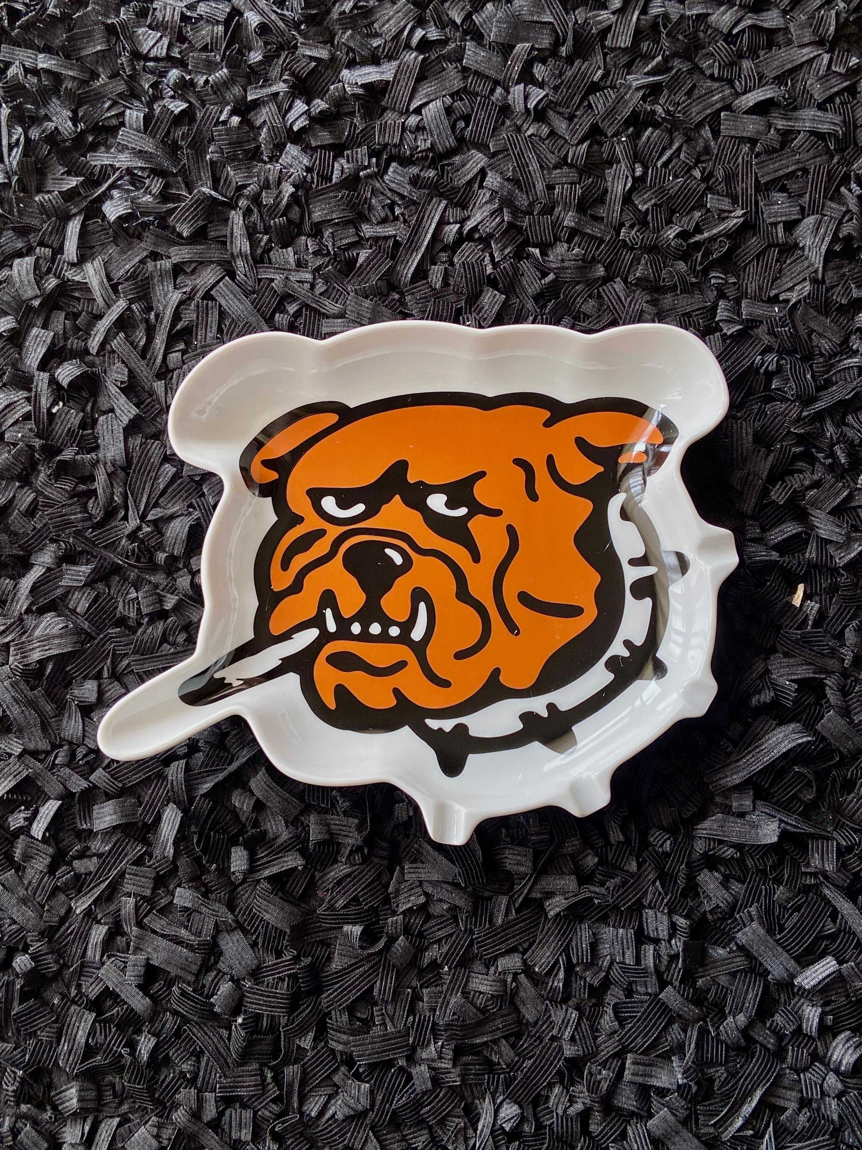 Cinzeiro Palace Bulldog Branco em Cerâmica FW19