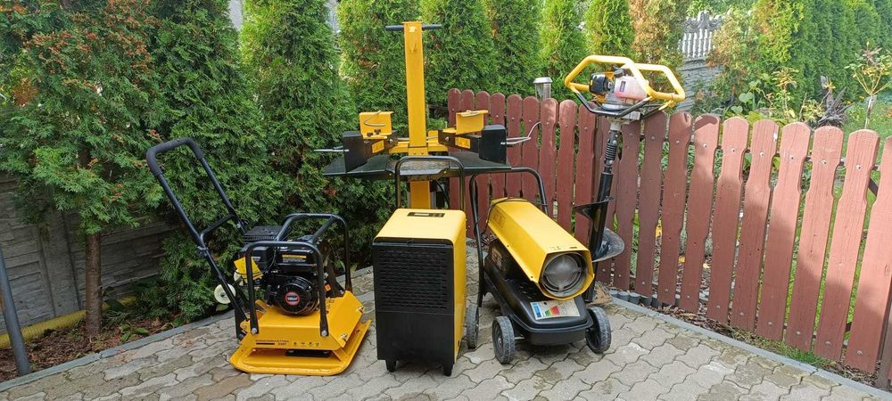 Wynajmę/Wypożyczę/Zagęszczarka,Łuparka,Wertykulator,Wiertnica