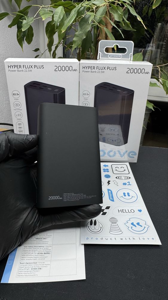 Якісна батарея з гарантією 12 міс. Proove Flux Plus 20000 mAh 22.5 w