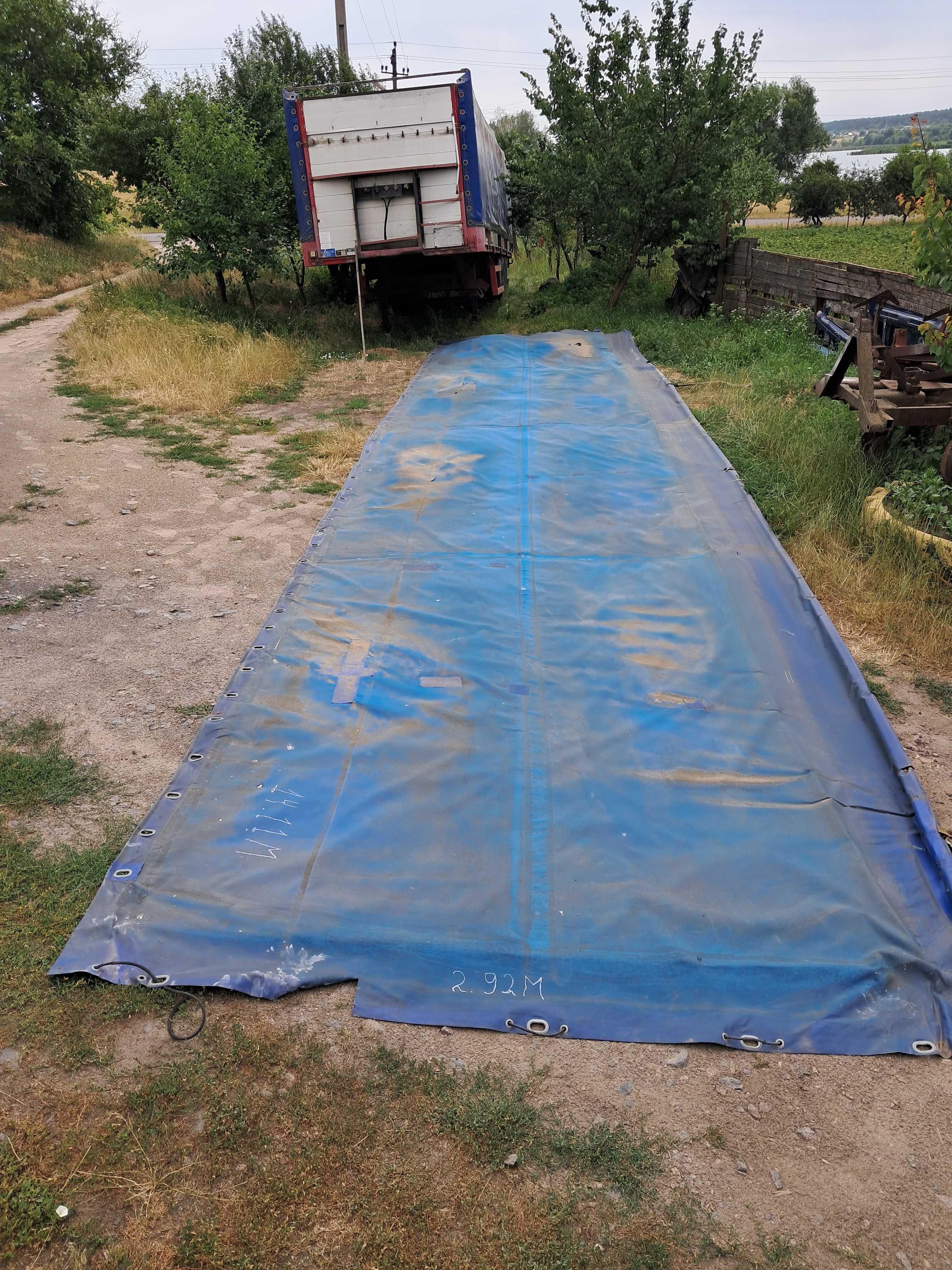 Тенти на напівпричіп полуприцеп 14м є верх і правий лівий борт Торг