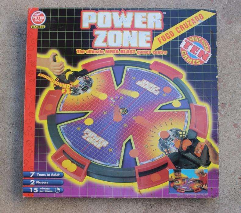 Antigo jogo "Power Zone" da Peter Pan Games