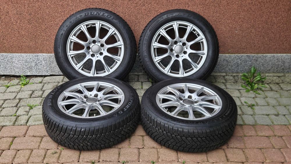 Koła Mercedes Klasa C 205 W205 16cali dunlop zimowe zima czujniki tpms