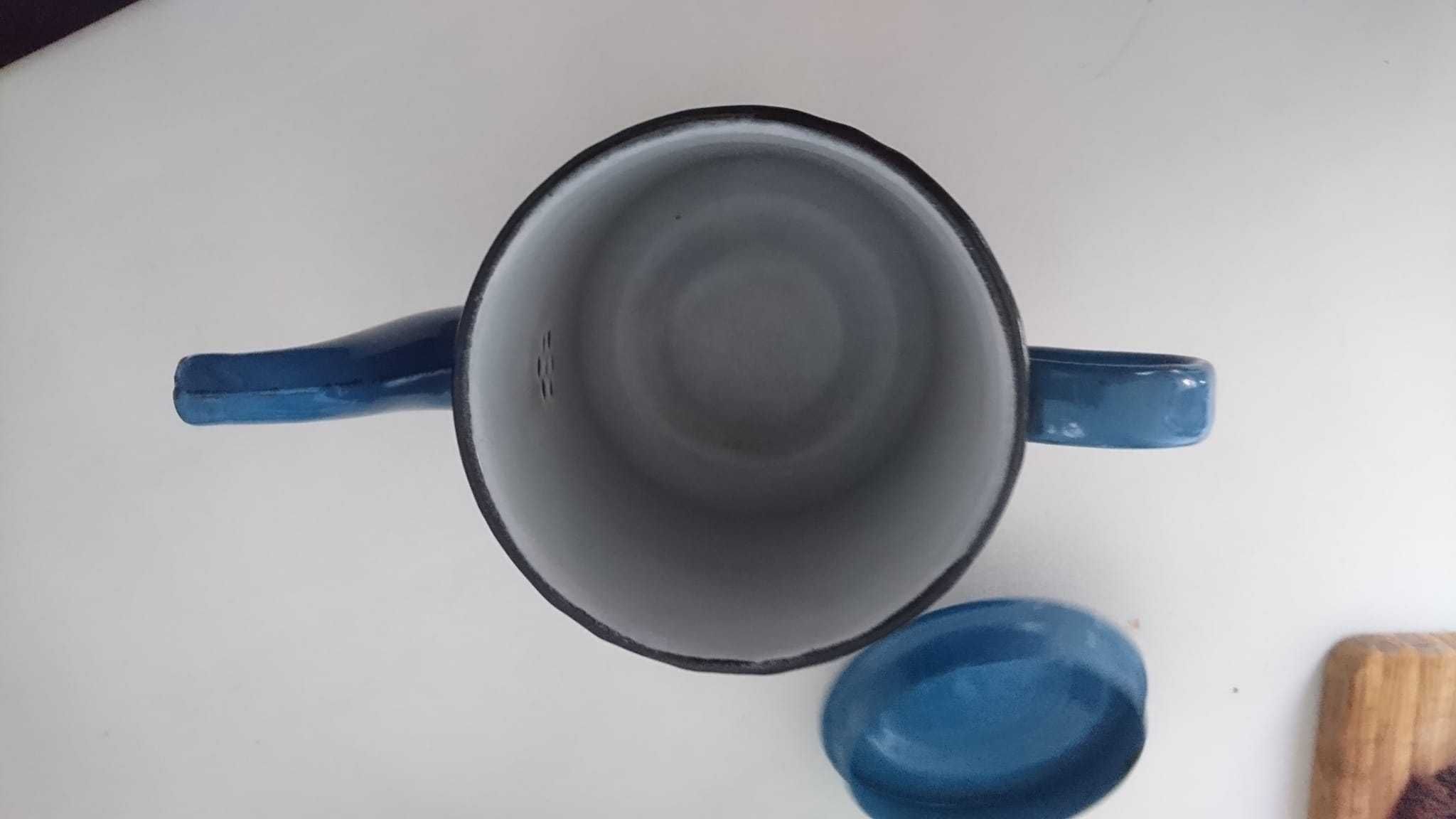 чайник  эмалированная  ретро Рига ваза на ножке винтаж 70 - е