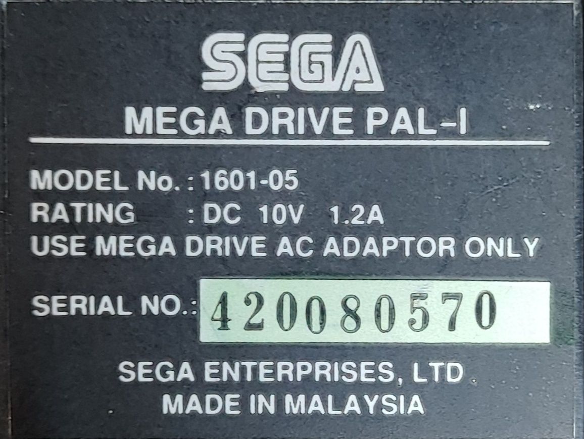Sega Mega Drive оригінал PAL європейка megadrive сега мегадрайв