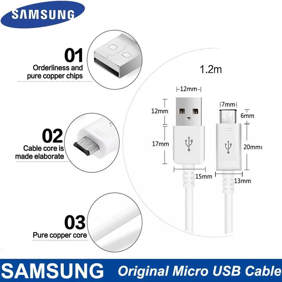 Cabos Samsung USB - Micro-USB Supercharge 2A