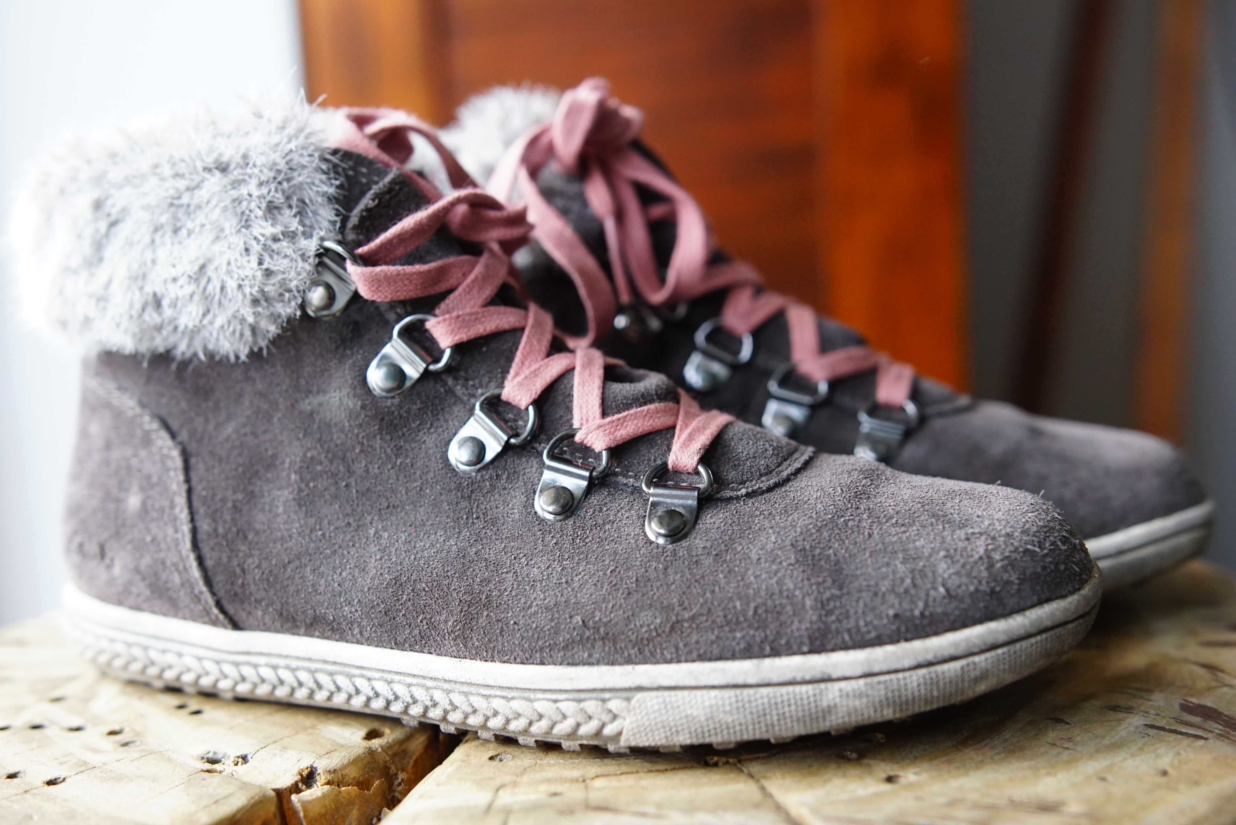 Trzewiki Clarks r. 31 szaro-brązowe