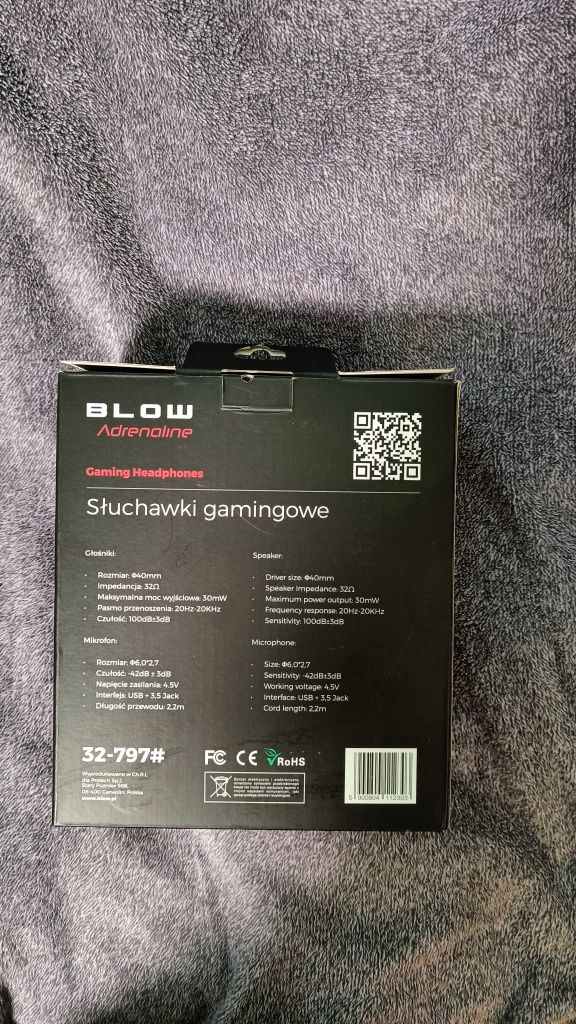 Słuchawki Gamingowe Blow Adrenaline Cerberus