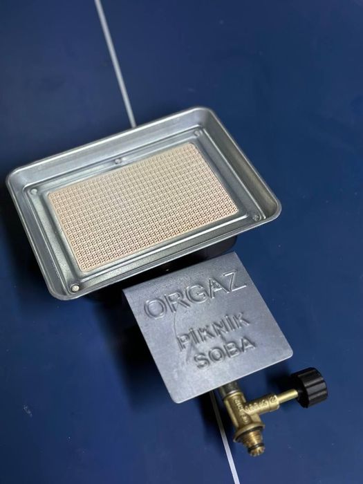 Инфракрасный керамический газовый обогреватель Orgaz  + переходник