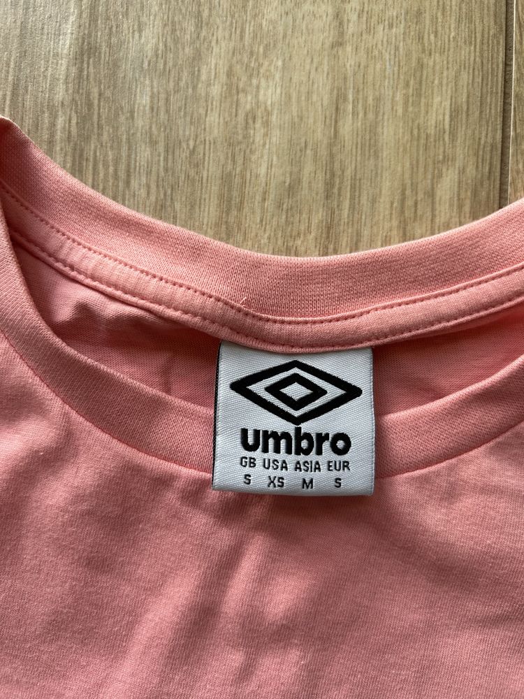 Różowy t-shirt damski S Umbro