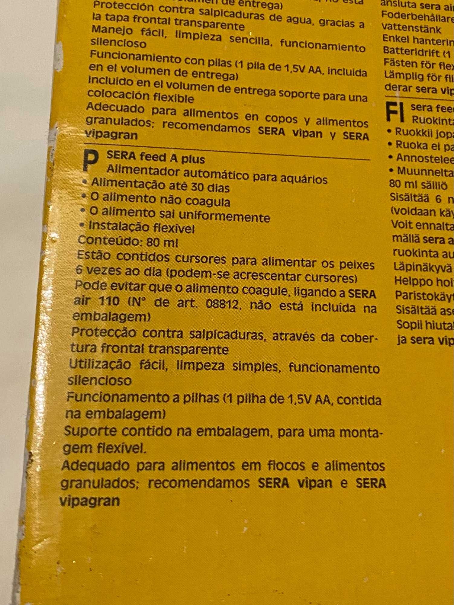 Conjunto de Alimentador automático Sera e Maternidade Marina