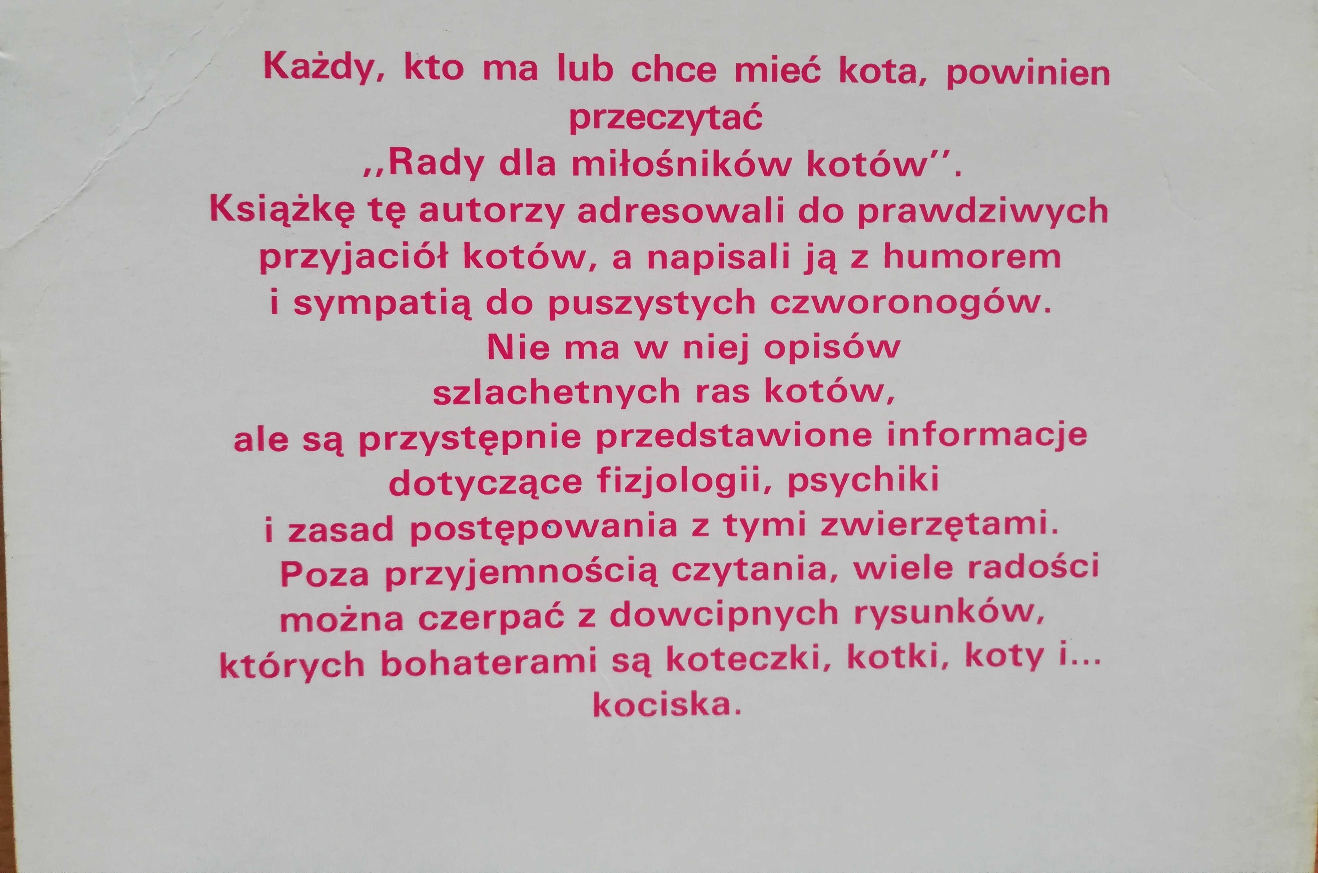 Rady dla miłośników kotów Annemarie Vogel Heinz-Eberhard Schneider