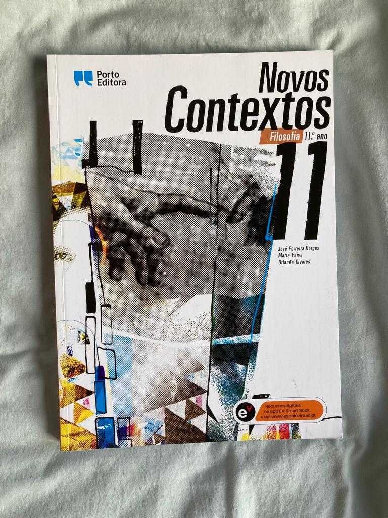 Livro Novos Contextos 11 - Manual Filosofia 11ºano + Caderno do Aluno