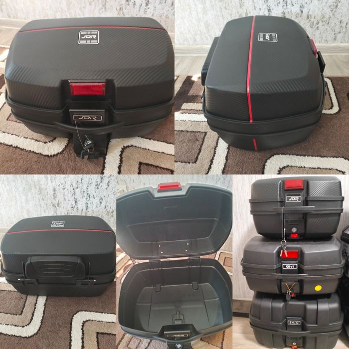 Кофр кейс универсальный на мотоцикл Givi 47 л 52 л с площадкой креплен