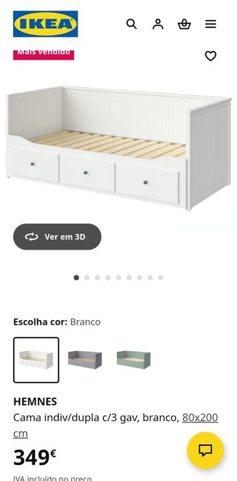 Cama IKEA sokteiro 80x200