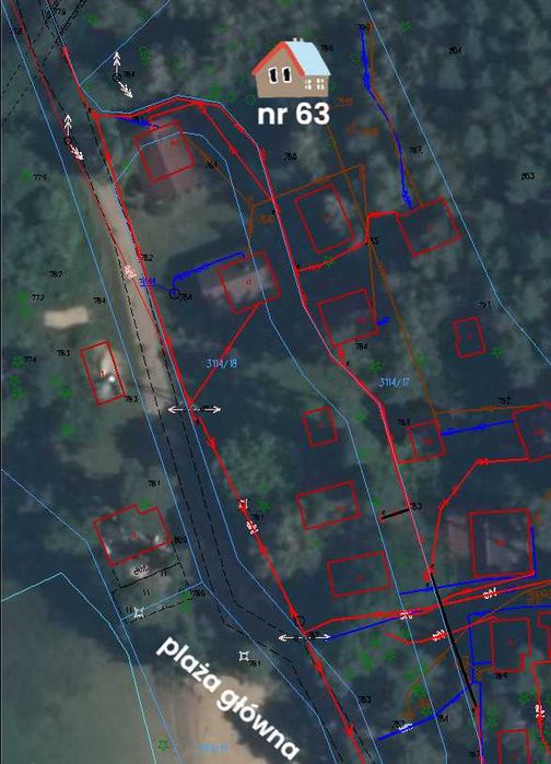 Działka na terenie Ośrodka Wypoczynkowego "Partęczyny"