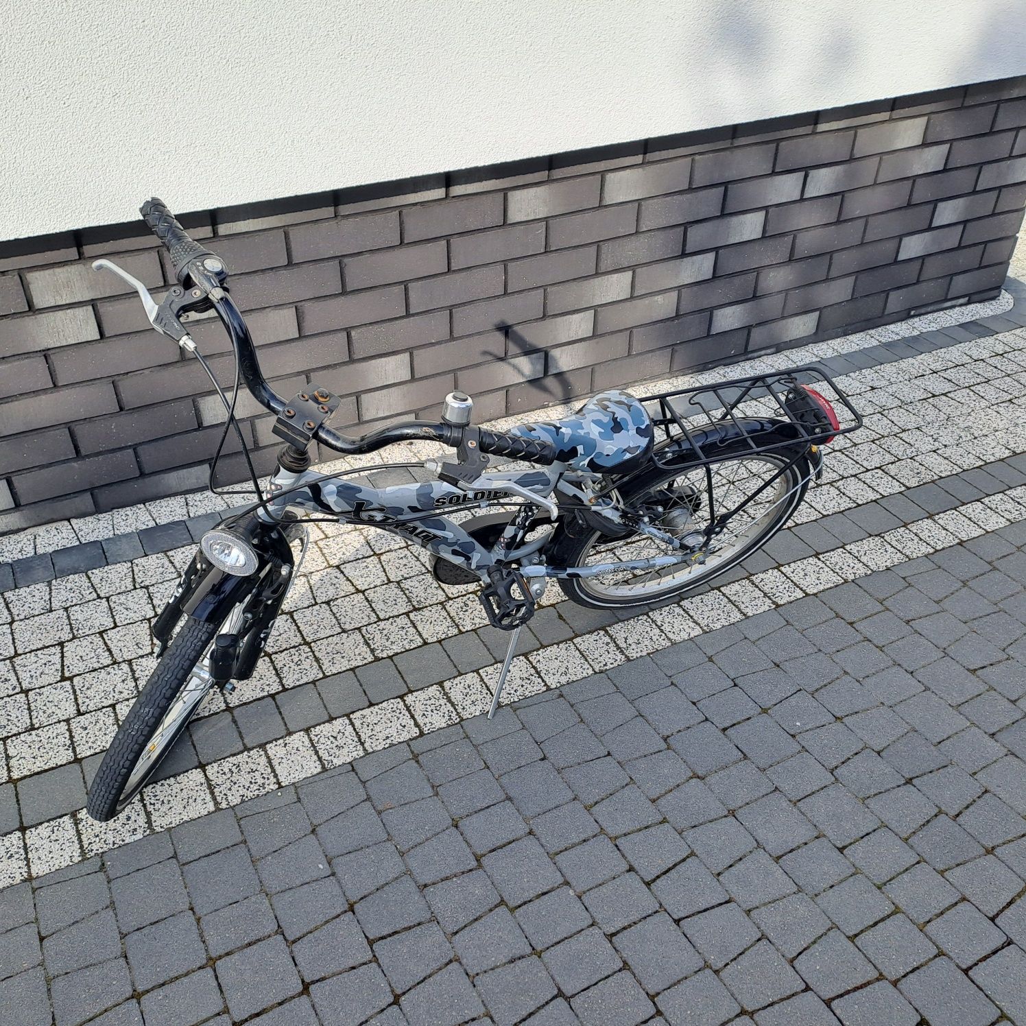 Rowerek 20" dla 7-11 latka X tract Soldier 3 biegi Shimano w piaście