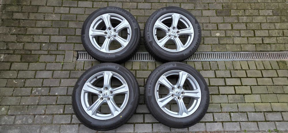 koła Hyundai - Kia 7Jx17", 5x114,3 ET45 +opony 215/60/17 zima NOWE!!!
