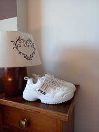 Buty białe sneakersy rozmiar 37 stan bardzo dobry FILA