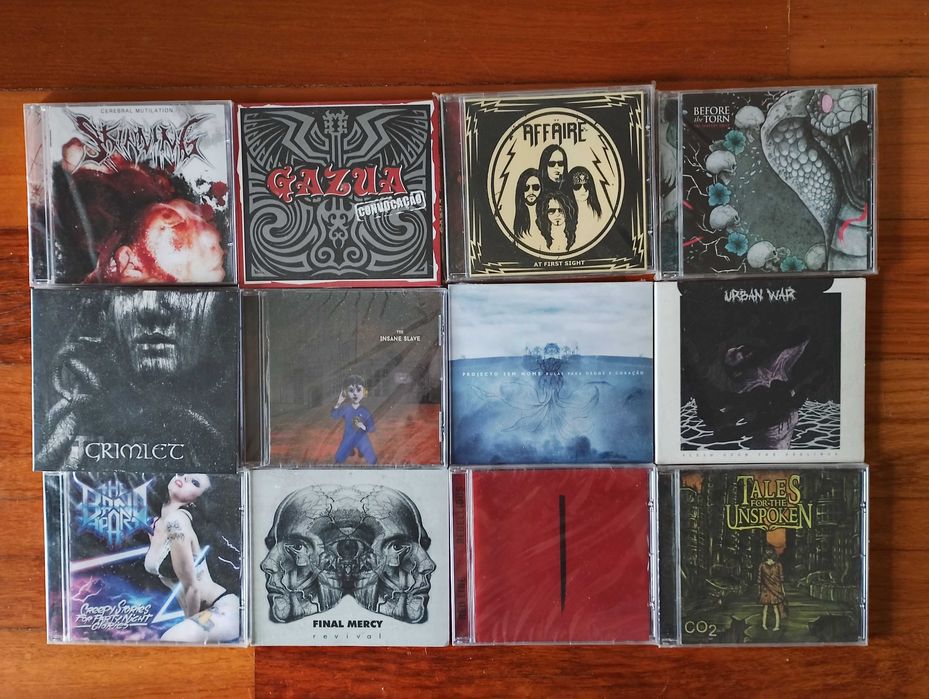 CD´s Bandas Nacionais Metal/Rock/Thrash NOVOS SELADOS