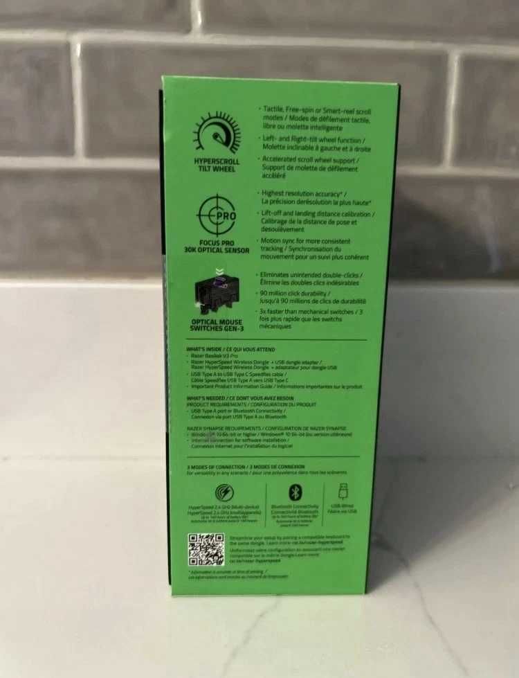 Razer Basilisk V3 Pro Wireless -флагман для геймерів. Запакована з США