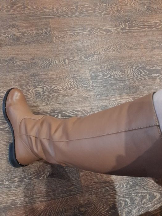 Сапожки натуральная кожа.