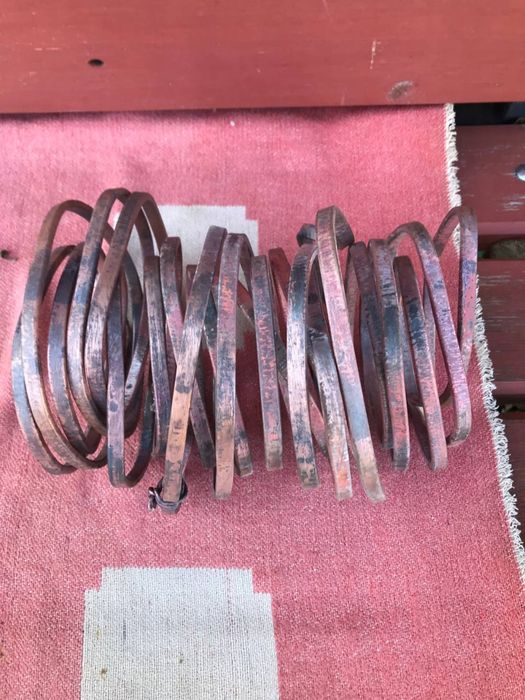 Мідна шина і мідна проволока